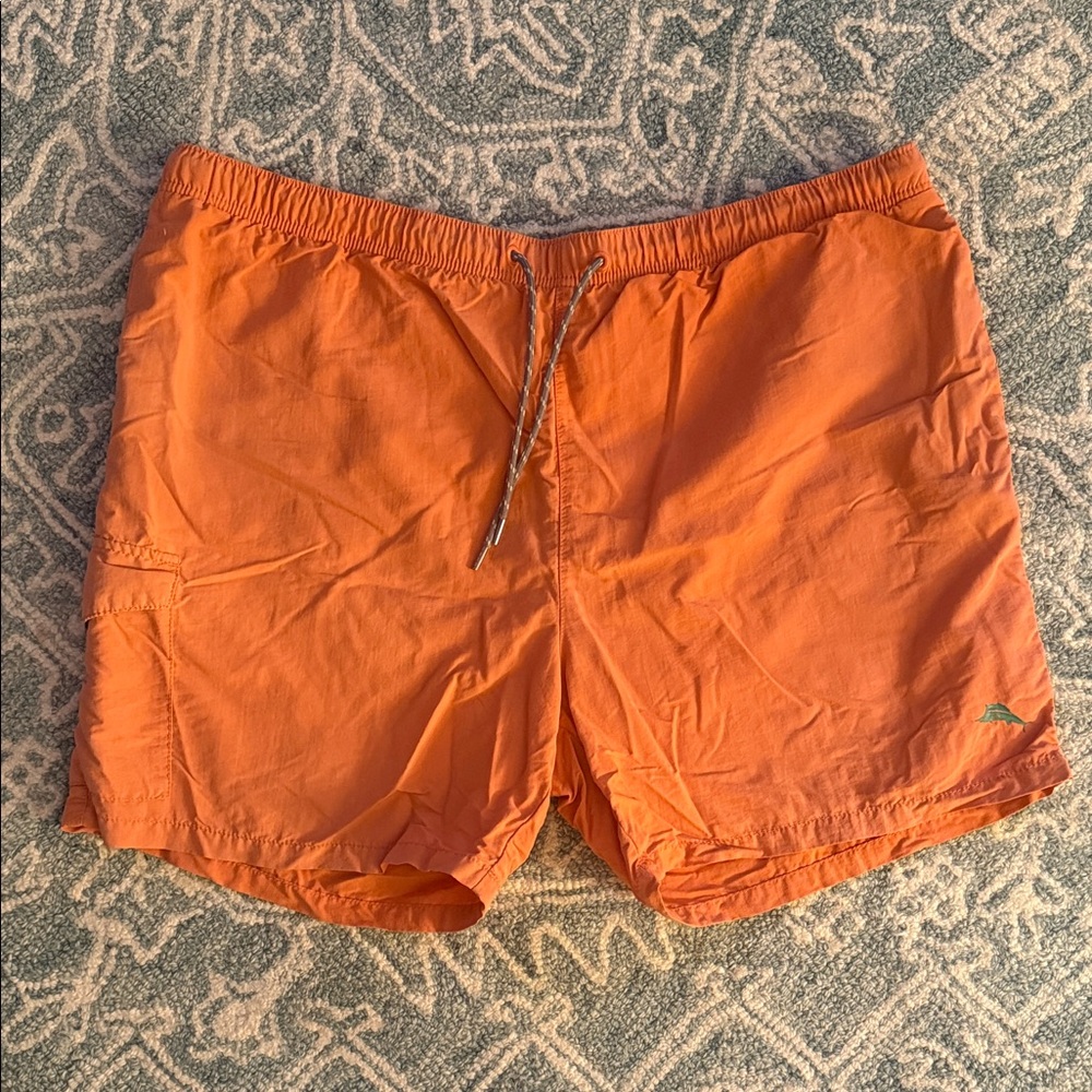 Tommy Bahama Orange Swim Trunks